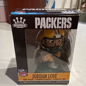 Brand new, never opened Funko Minis Packers Vinyl Figure - Yellow and Black